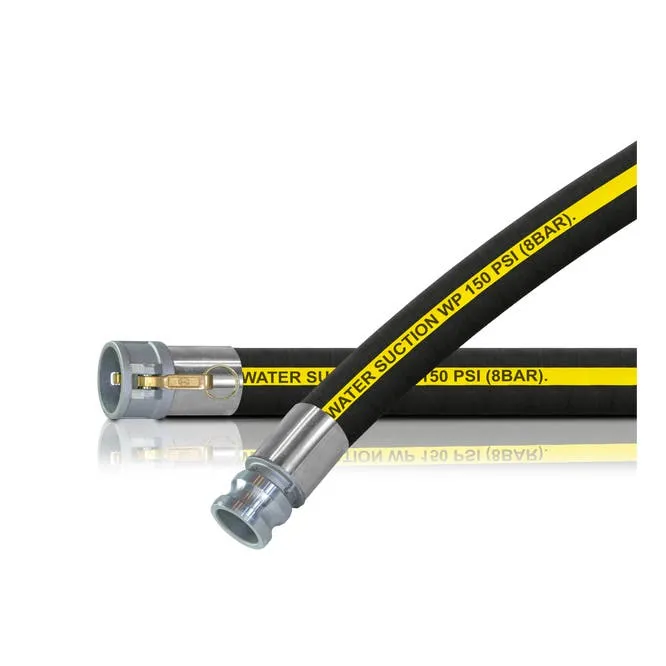 Abbott Rubber 2" ID x 25' Rubber Water Suction Hose