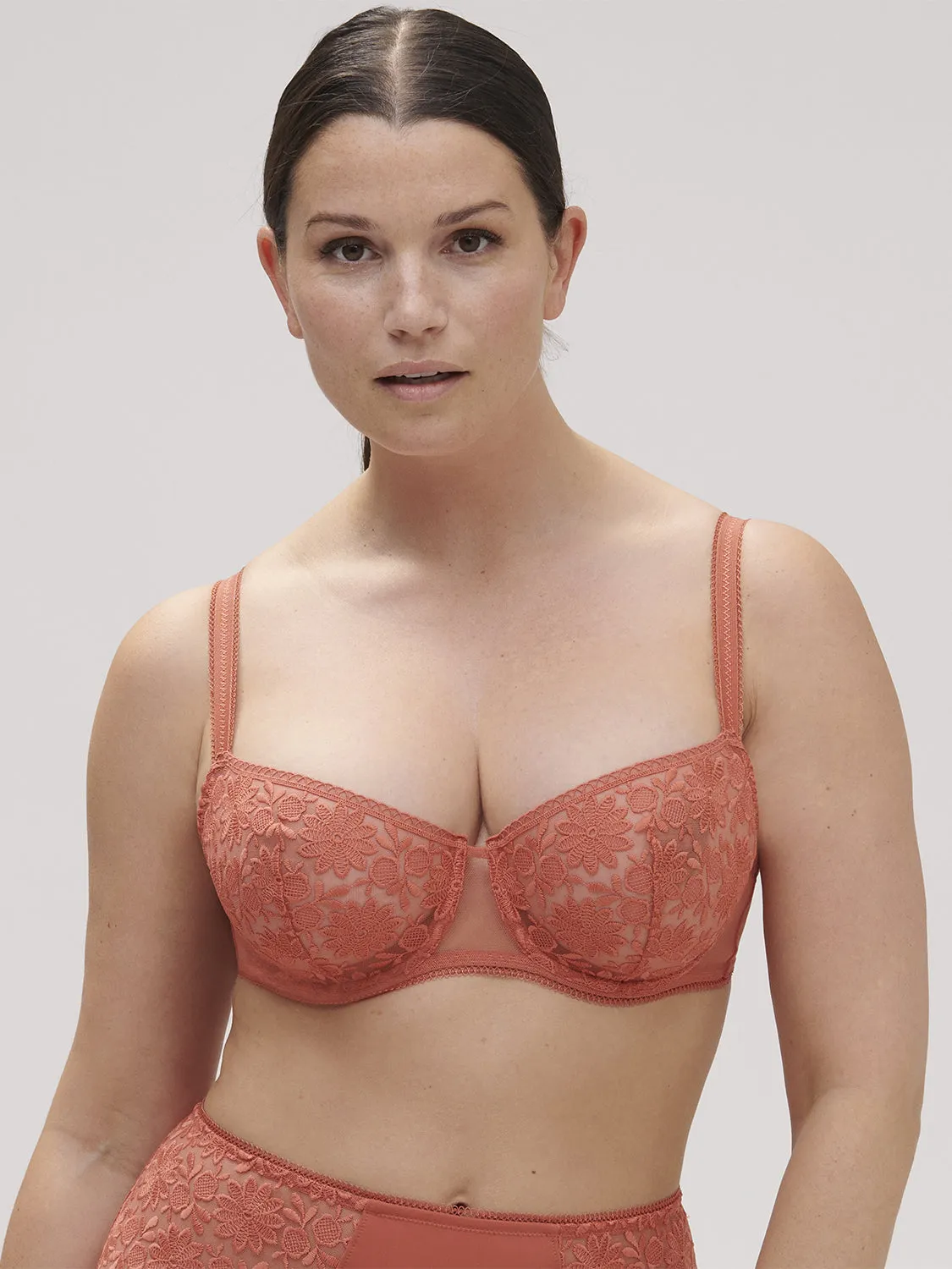 Amazone Sheer Demi - Texas Pink