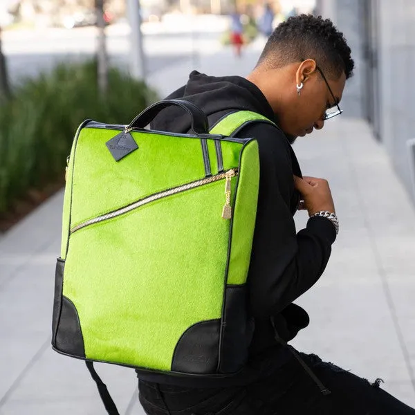 Apple Green Fridge Pony Fur Backpack