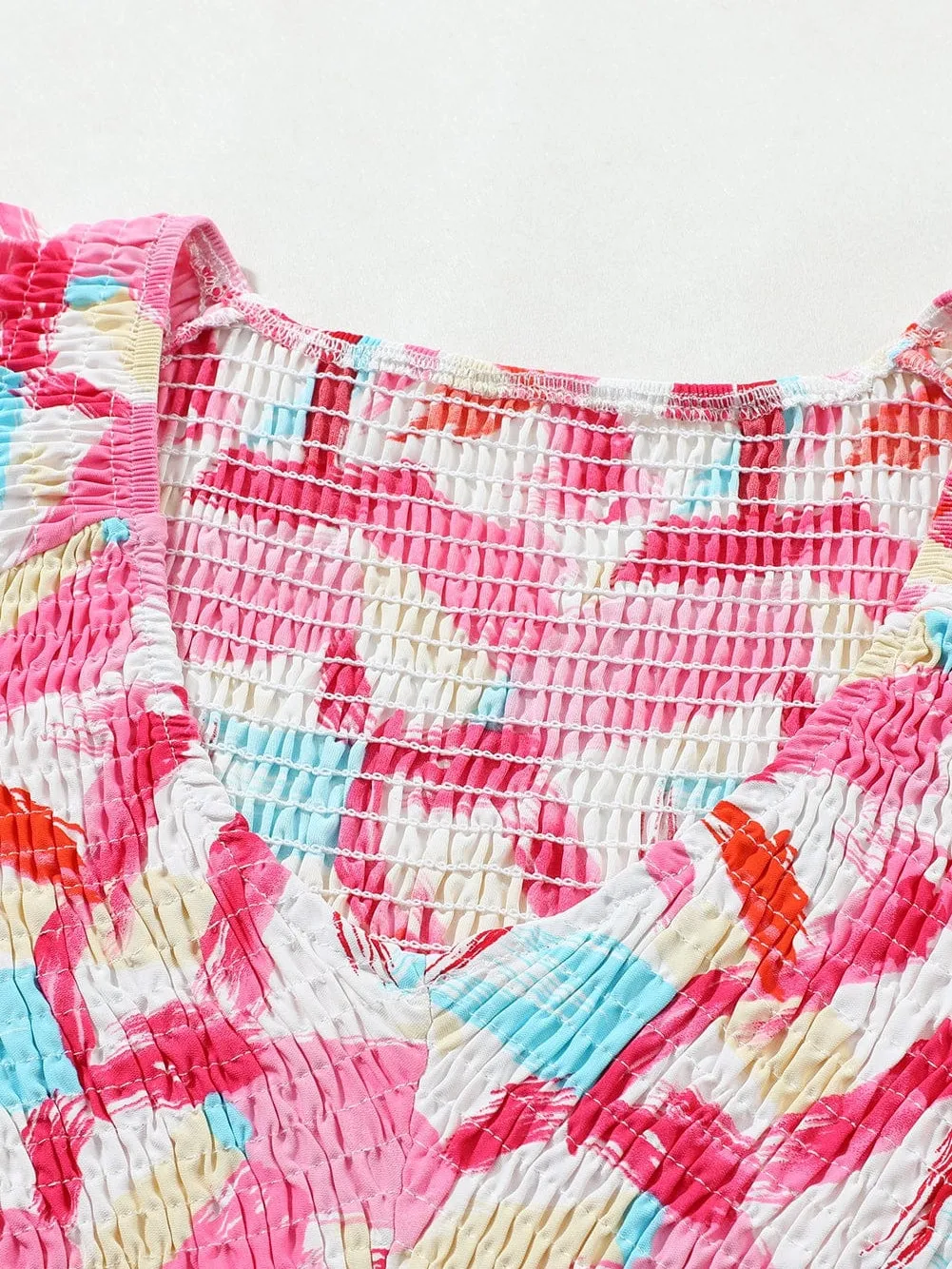 Artistic Paint Splatter Print Shirt