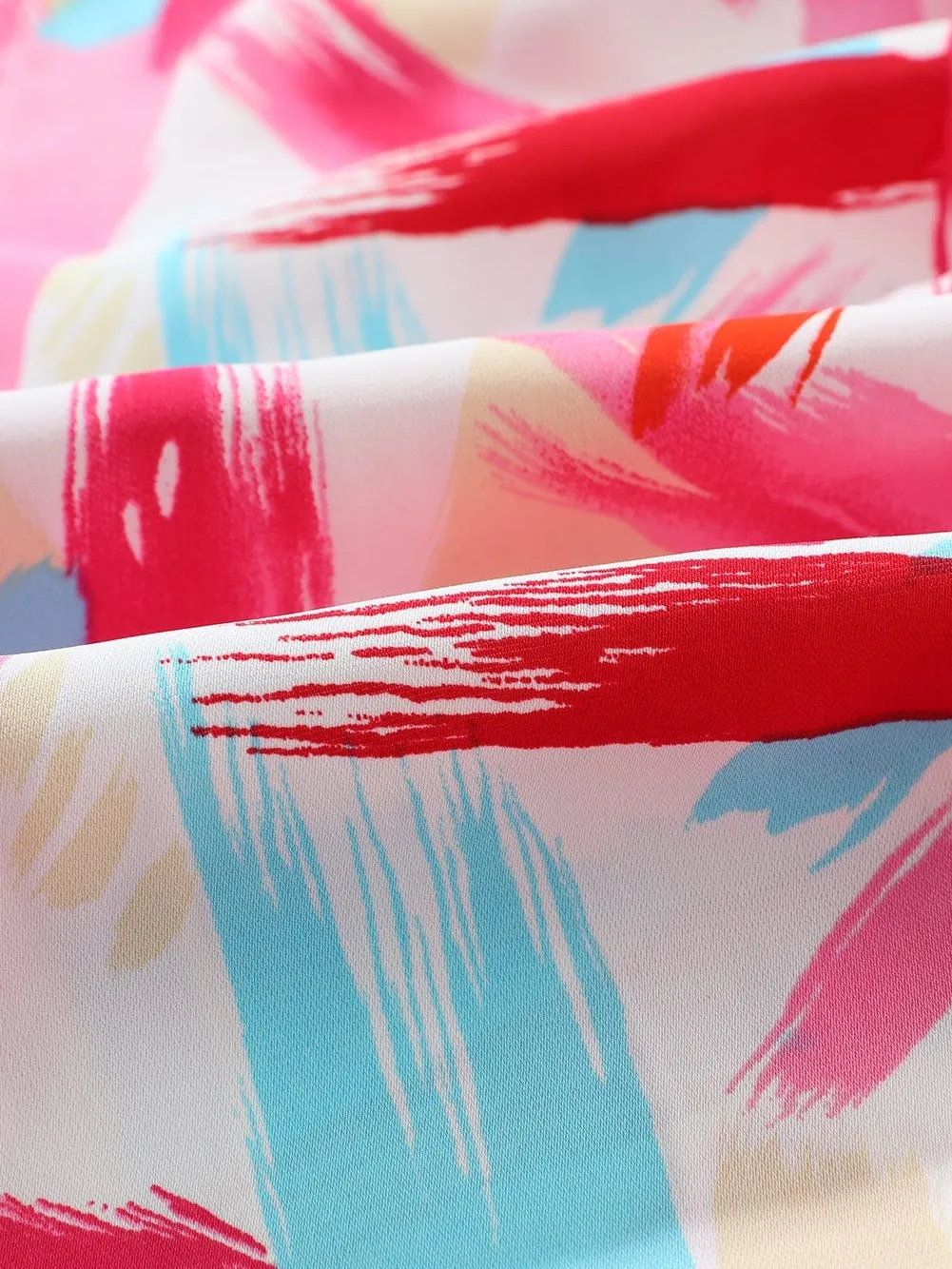 Artistic Paint Splatter Print Shirt