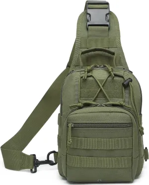 ATBP Small Tactical Sling Backpack Bag for Men Military Shoulder Bag Pack EDC Crossbody Bag for Hiking 7 Liters