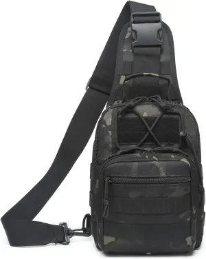 ATBP Small Tactical Sling Backpack Bag for Men Military Shoulder Bag Pack EDC Crossbody Bag for Hiking 7 Liters