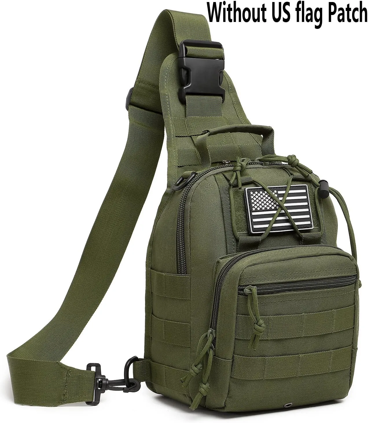 ATBP Small Tactical Sling Backpack Bag for Men Military Shoulder Bag Pack EDC Crossbody Bag for Hiking 7 Liters