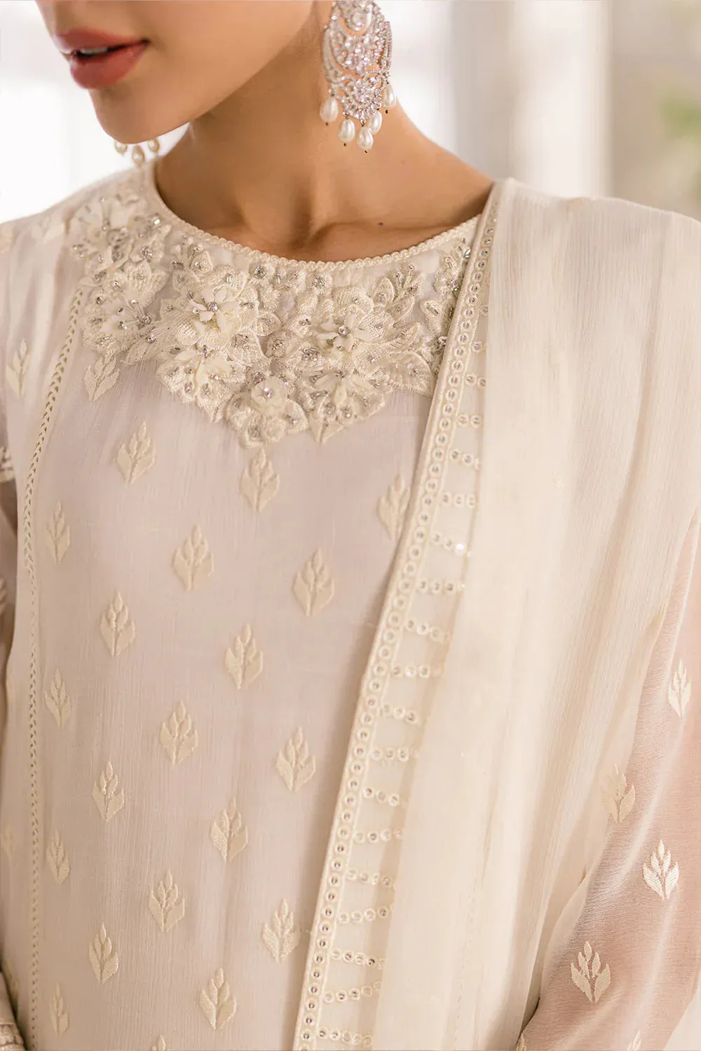 Azure | Ensembles Embroidered Formals | Angelic Frost
