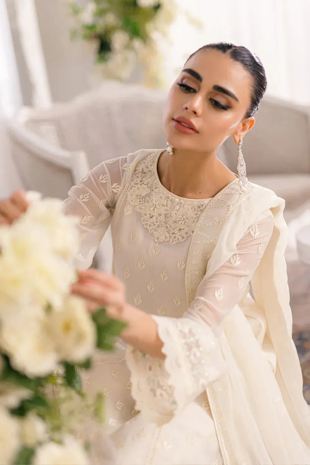 Azure | Ensembles Embroidered Formals | Angelic Frost