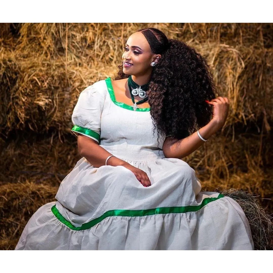 Beautiful Habesha Dress Traditional Ethiopian Dress Habesha Dress Handwoven Habesha Kemis Eritrean Dress Ashenda Dress