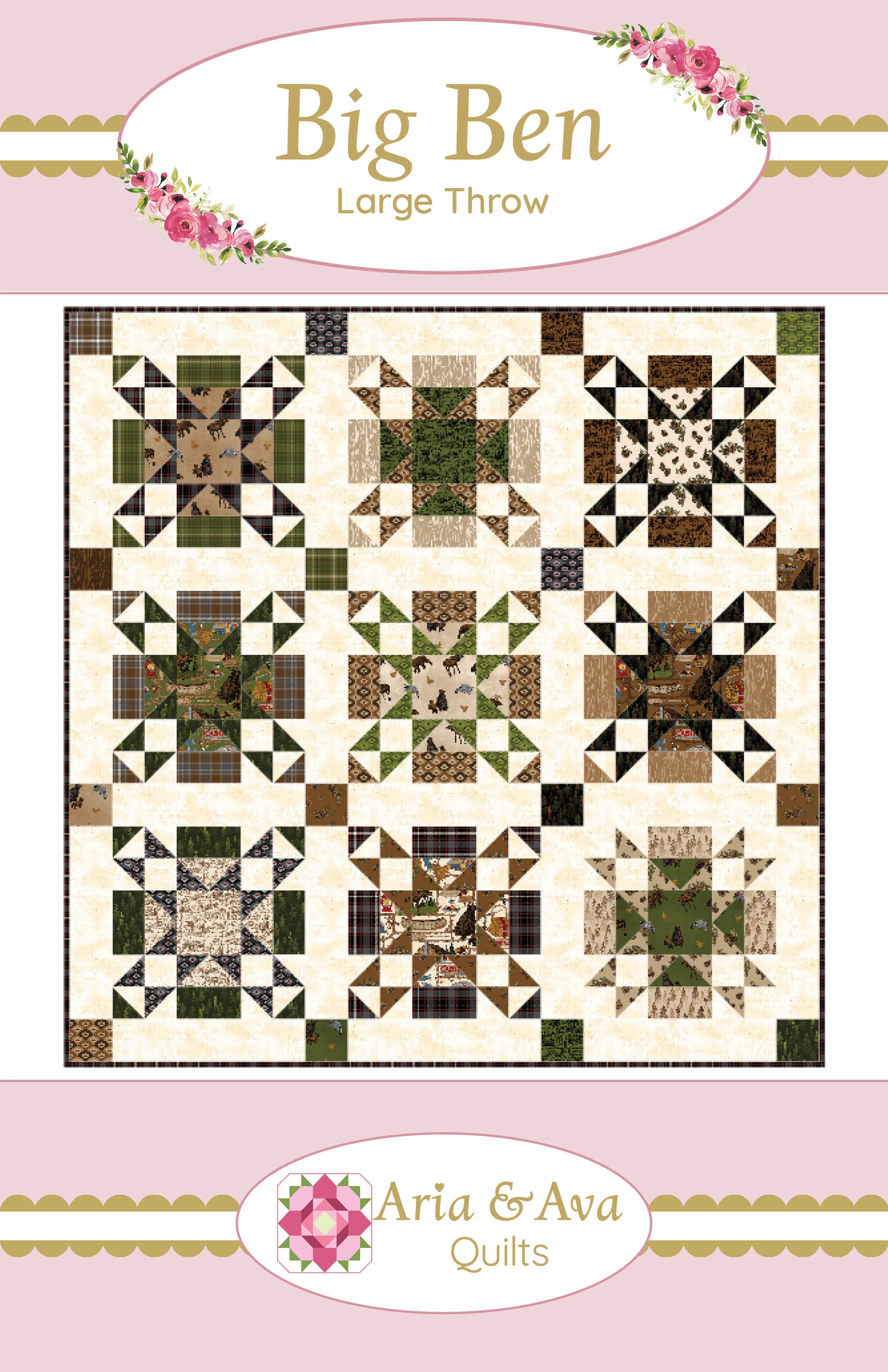 Big Ben ~ by Aria & Ava Quilts (Printed Pattern)