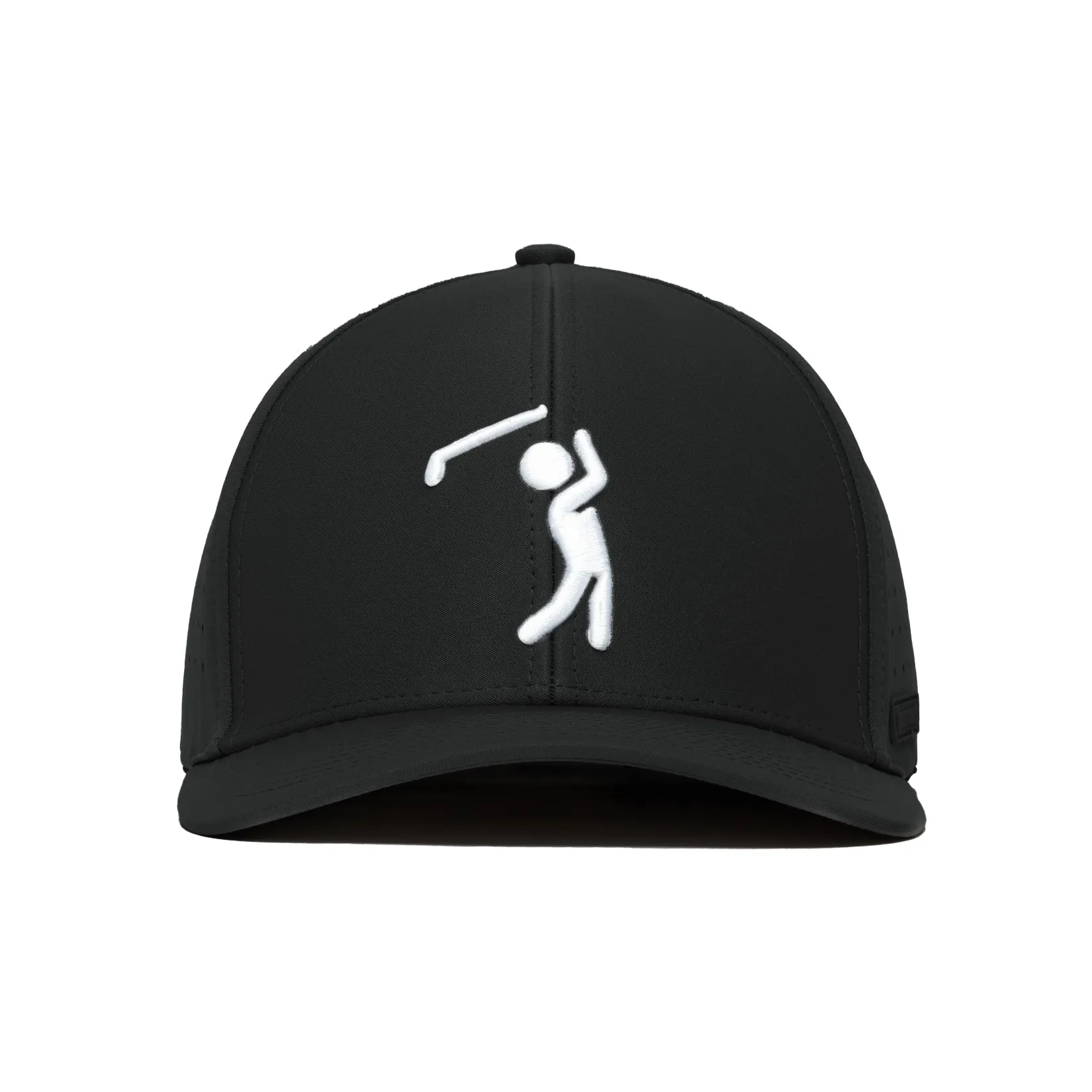 Bogeyman Black - Performance Golf Hat - Stretch Fit