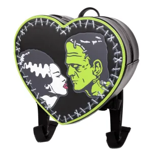 Bride of Frankenstein Stitch Heart Shaped Backpack
