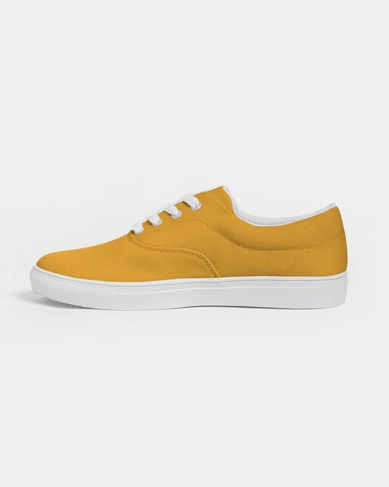 Bright Orange Men's Canvas Sneakers | Men's | Bright Pure Orange | C0M38Y100K0