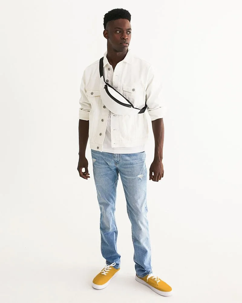 Bright Orange Men's Canvas Sneakers | Men's | Bright Pure Orange | C0M38Y100K0