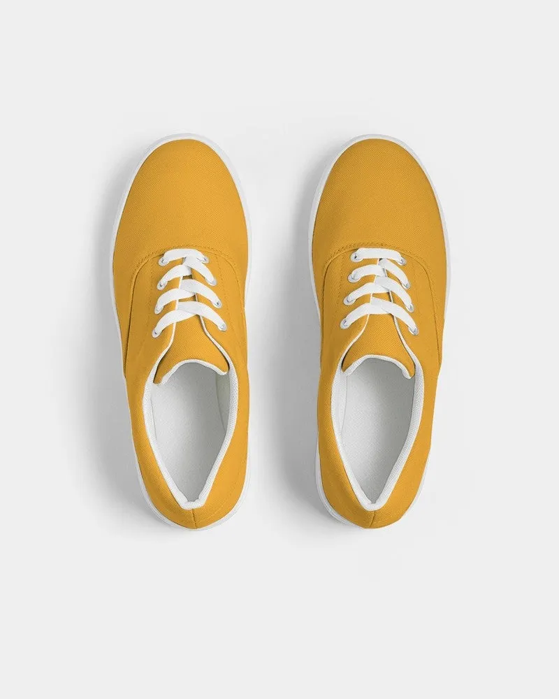 Bright Orange Men's Canvas Sneakers | Men's | Bright Pure Orange | C0M38Y100K0