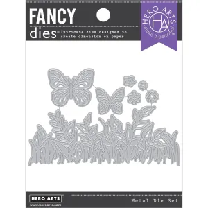 buttefly foliage die set by hero arts