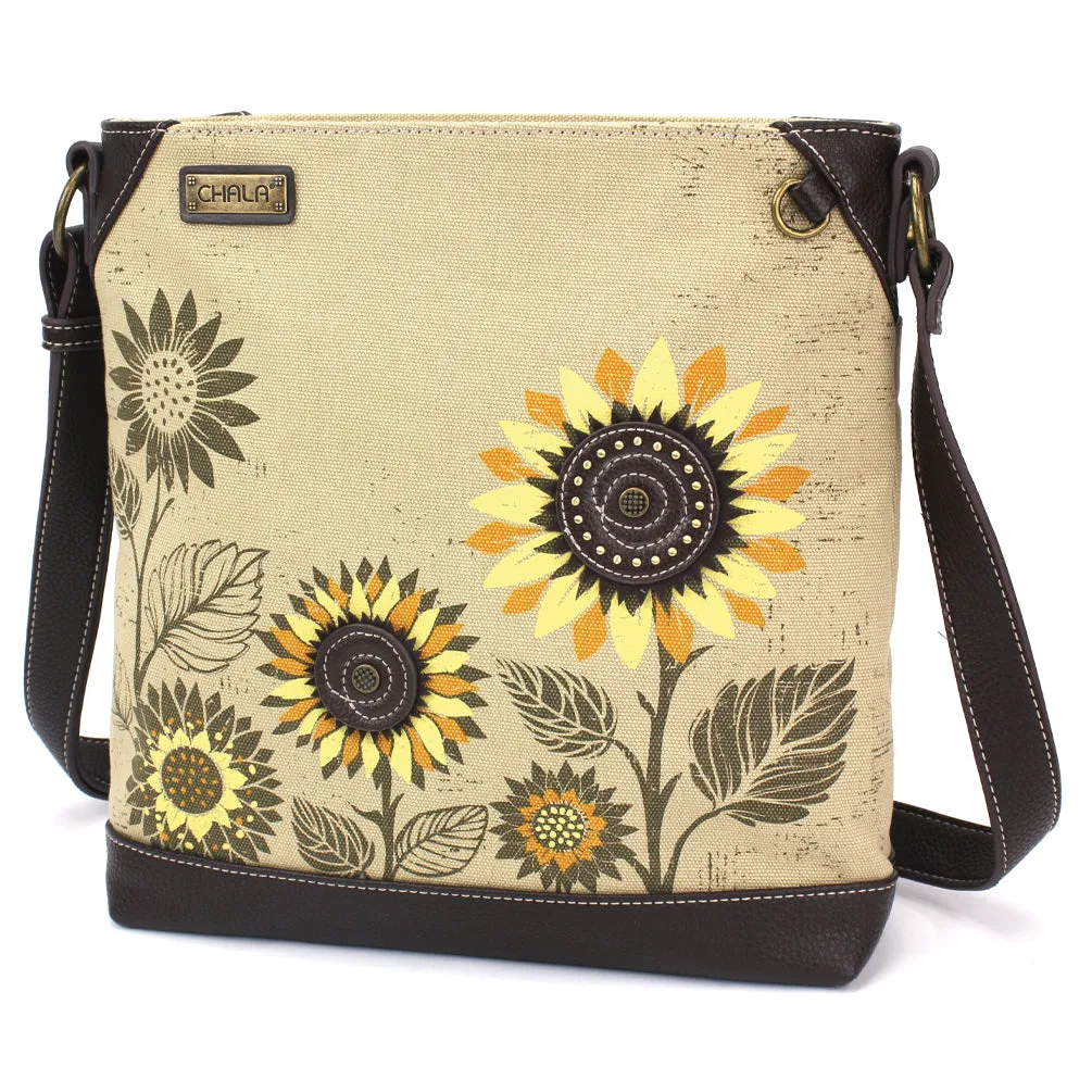 Canvas Crossbody - Sunflower