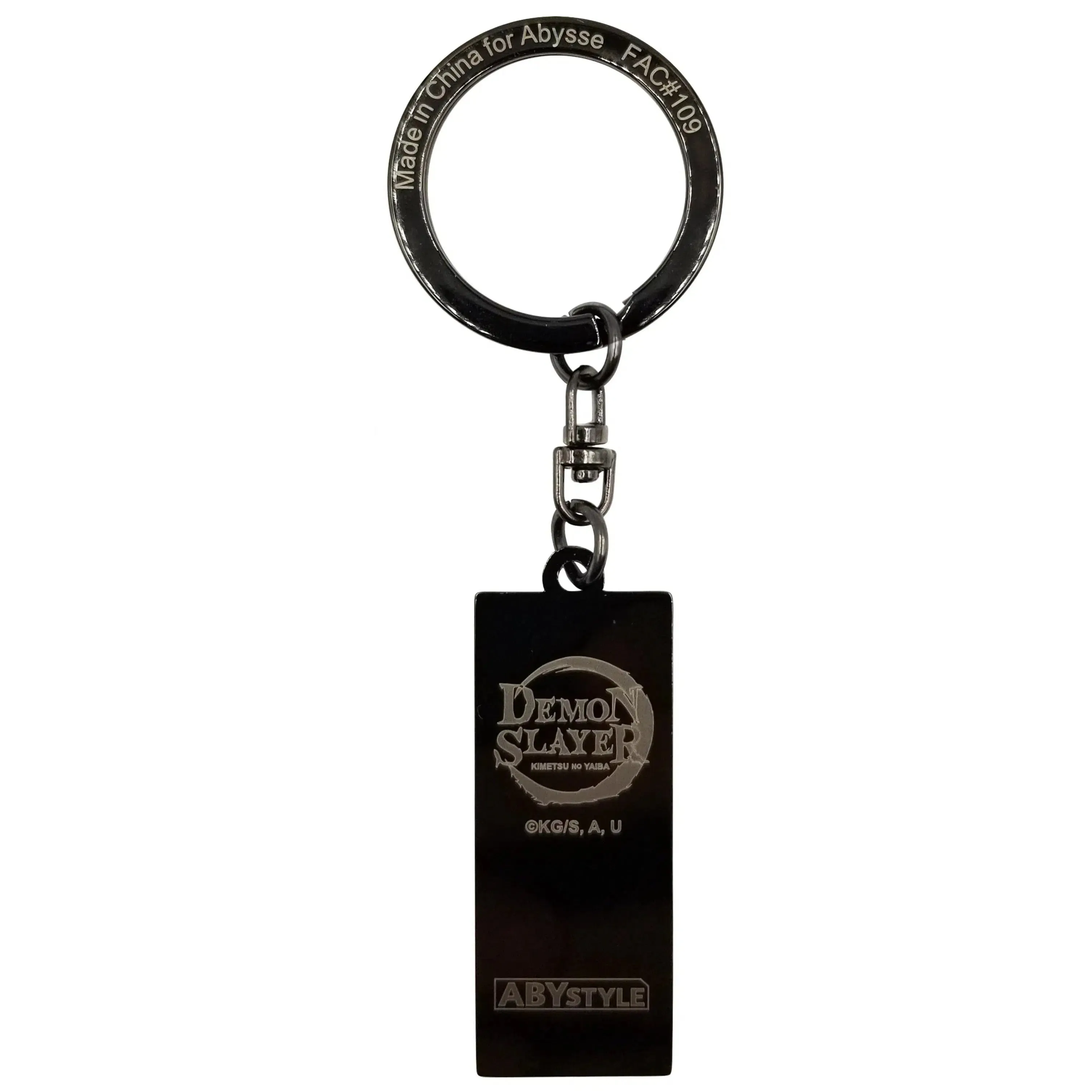 Demon Slayer - Hanafuda Earring Keychain (Metal) - ABYstyle