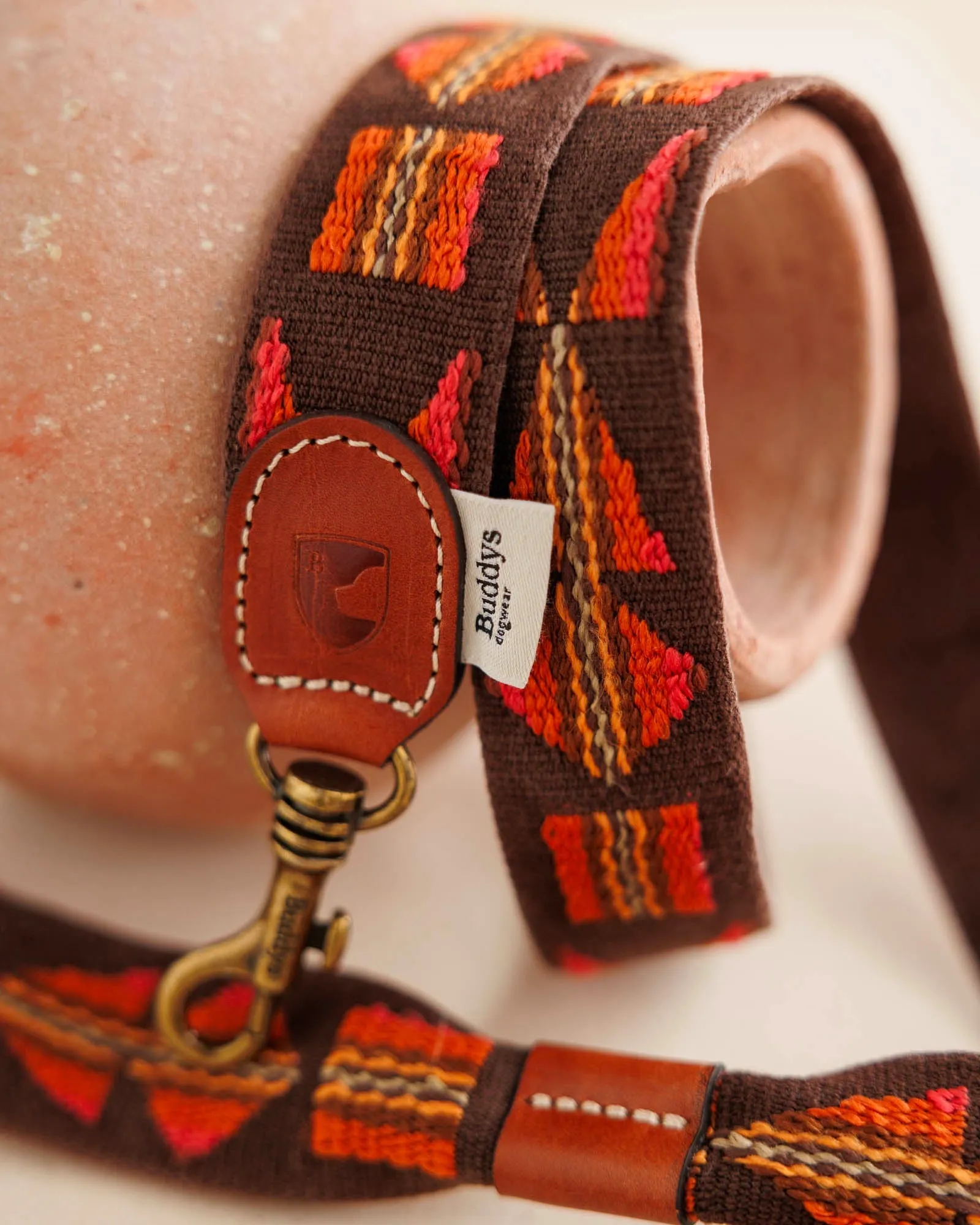 Dog Lead: Etna Brown