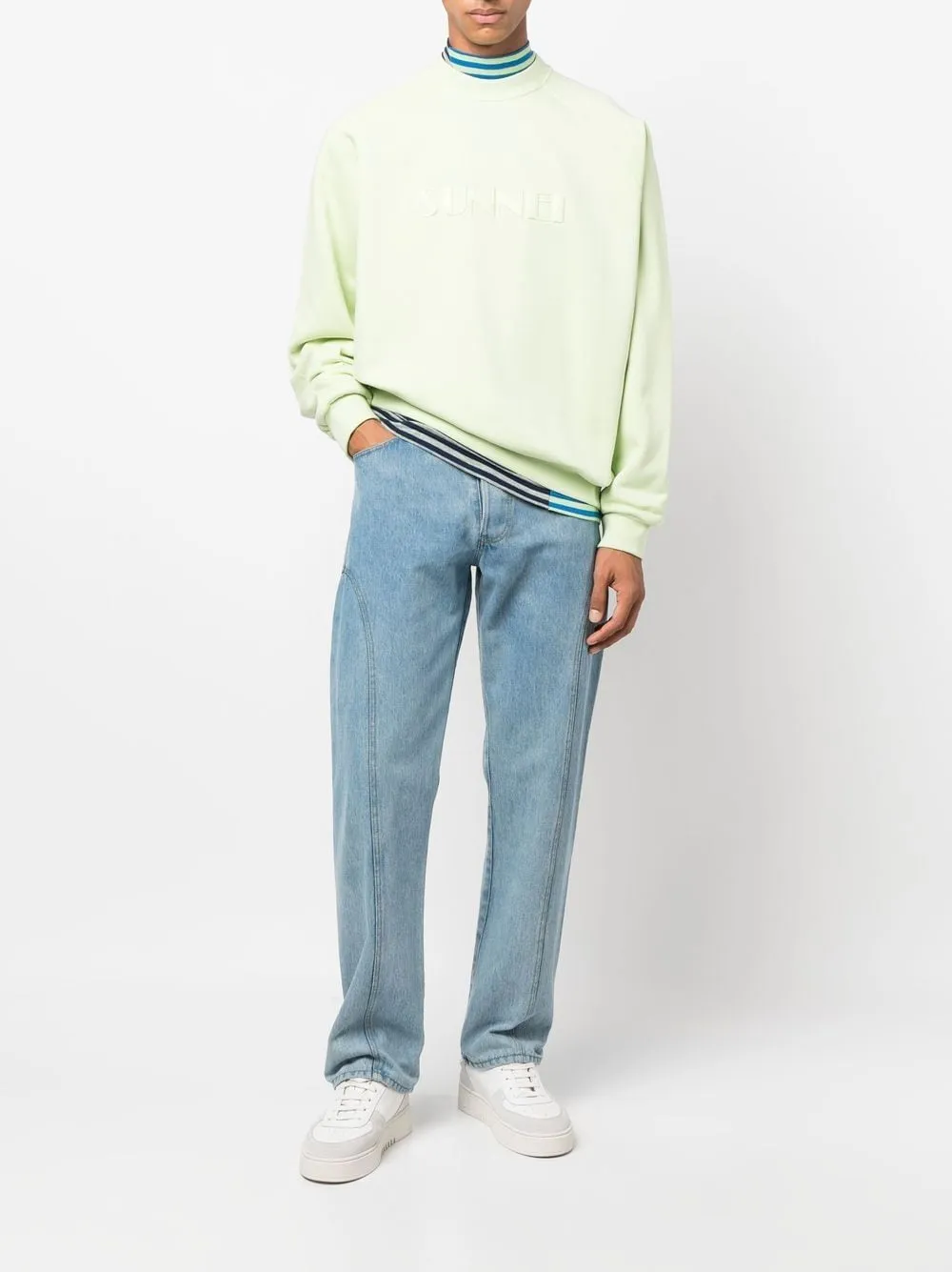 Embroidered-Logo Detail Sweatshirt