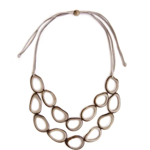 Emilia Tagua Nut Adjustable Necklace