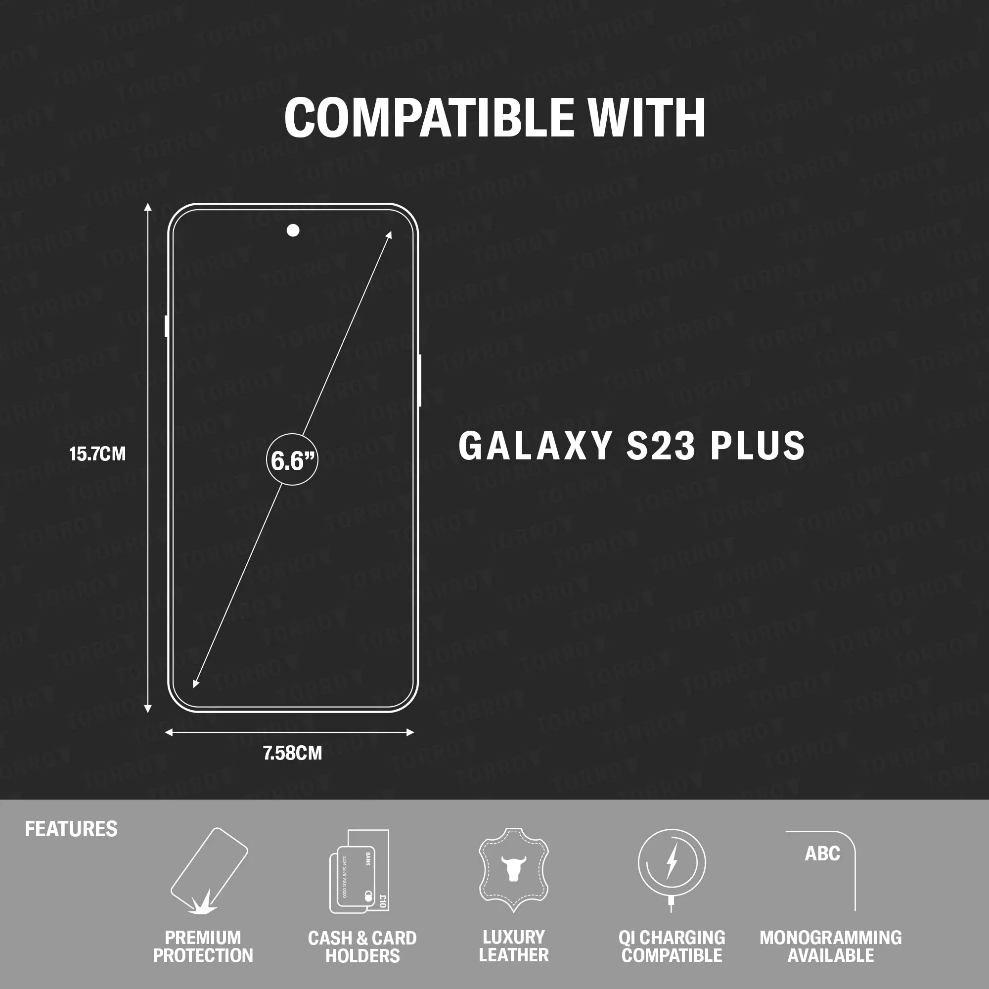 Galaxy S23  Leather Case (with Stand function)