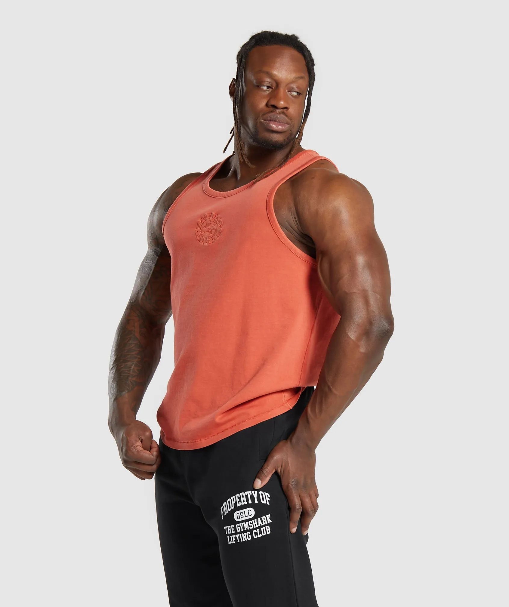 Gymshark Premium Legacy Tank - Muted Orange
