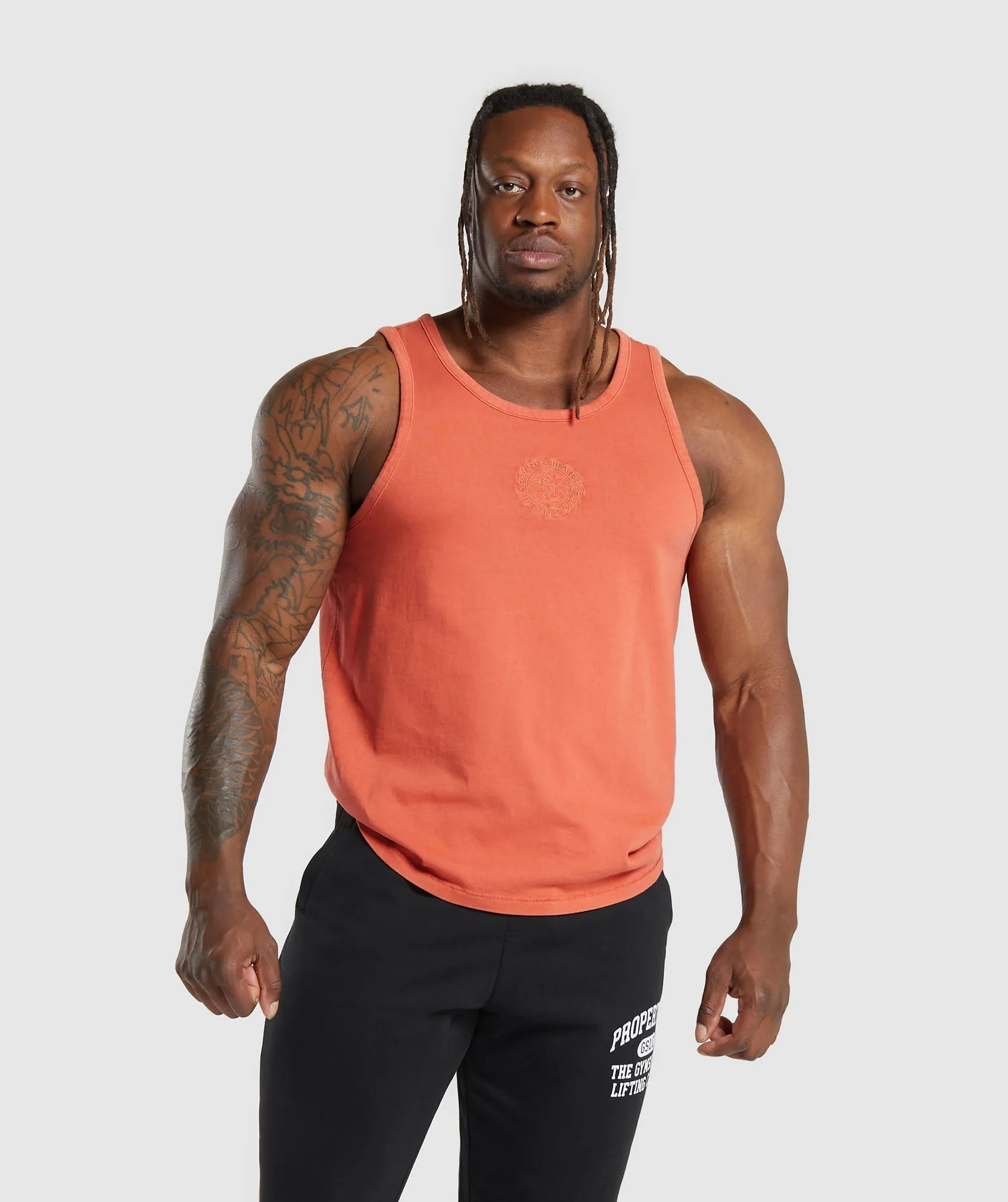 Gymshark Premium Legacy Tank - Muted Orange