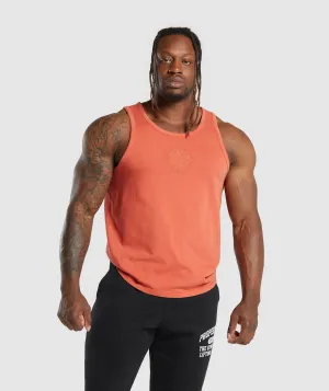 Gymshark Premium Legacy Tank - Muted Orange