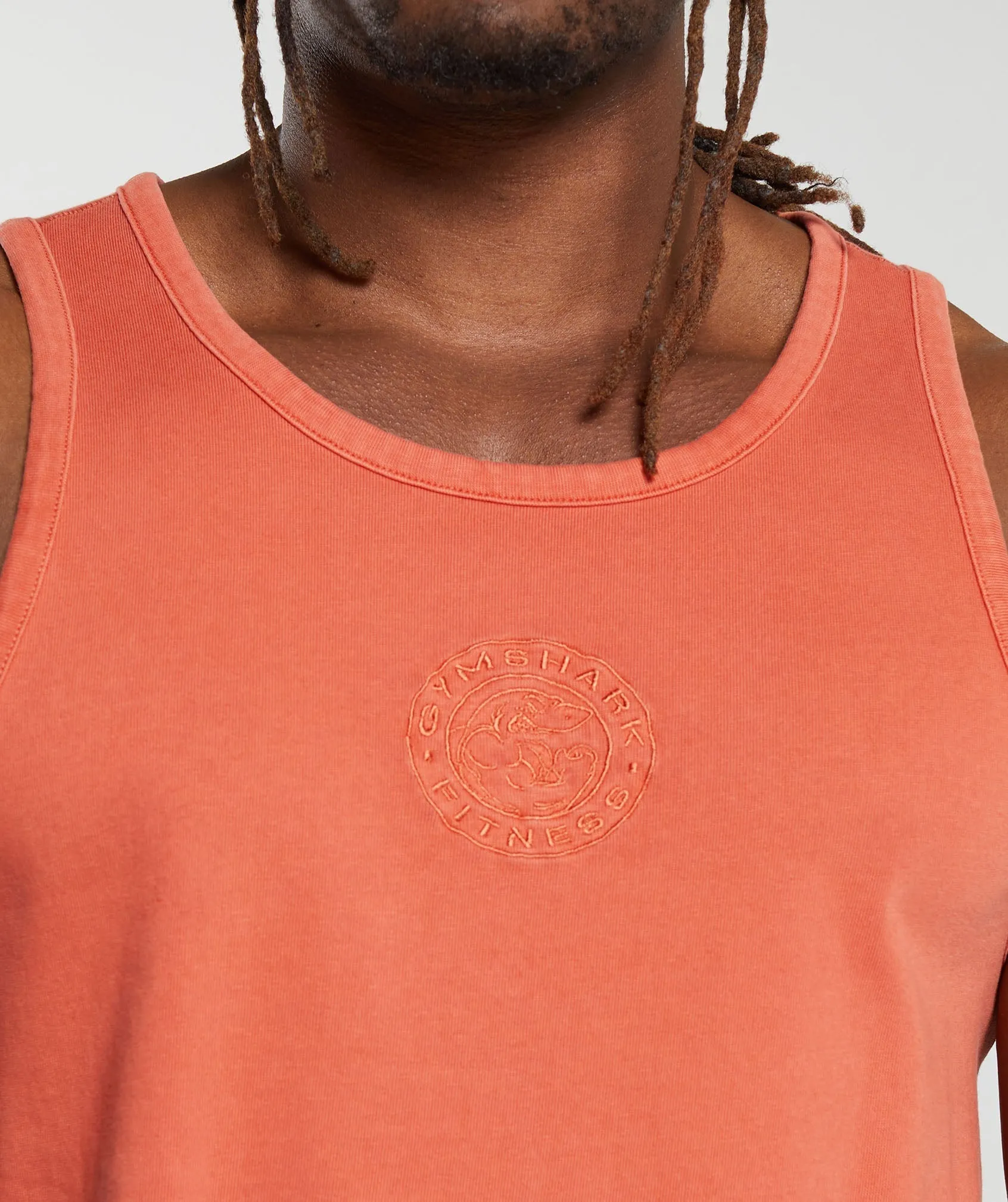 Gymshark Premium Legacy Tank - Muted Orange
