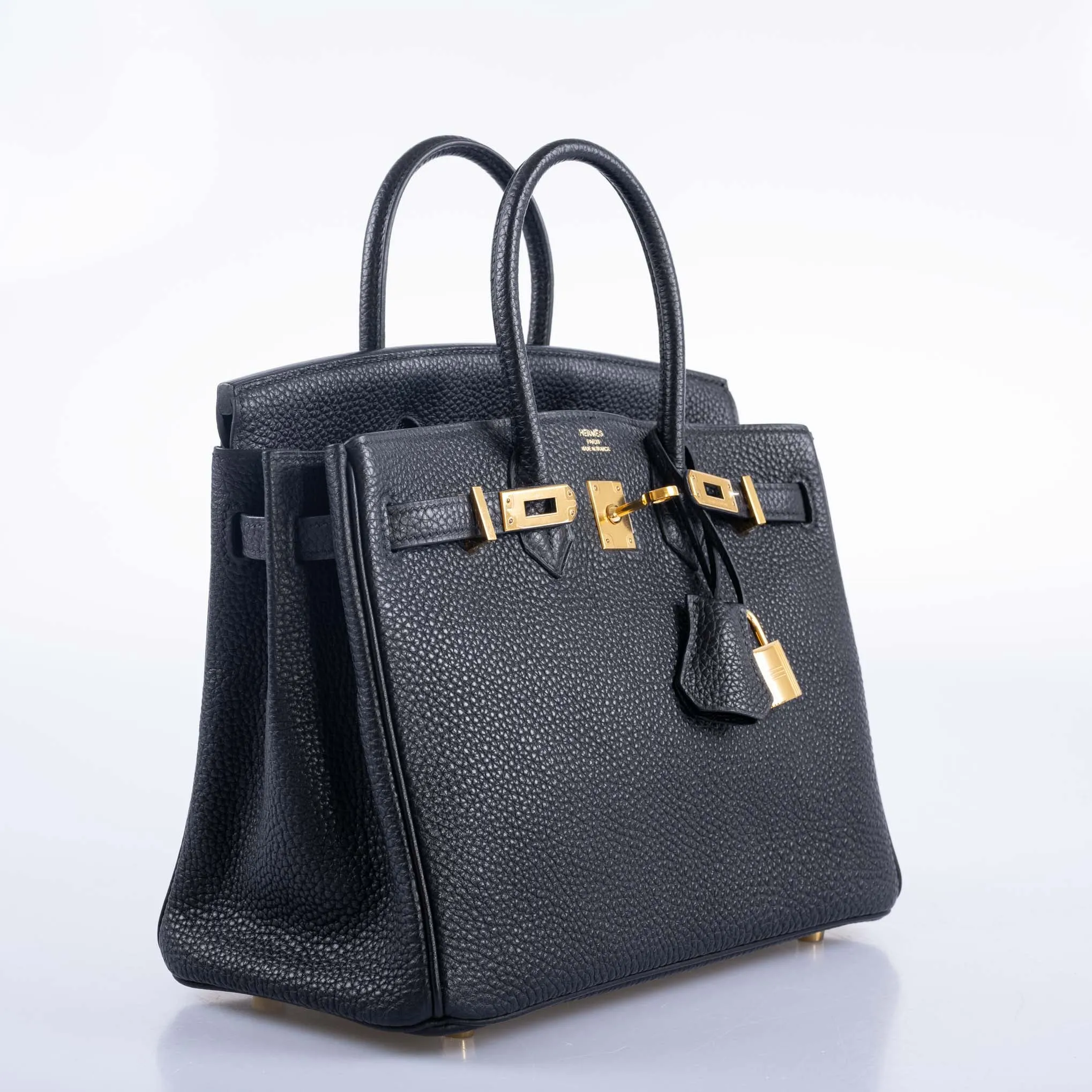Hermes Birkin 25 Black Togo with Gold Hardware