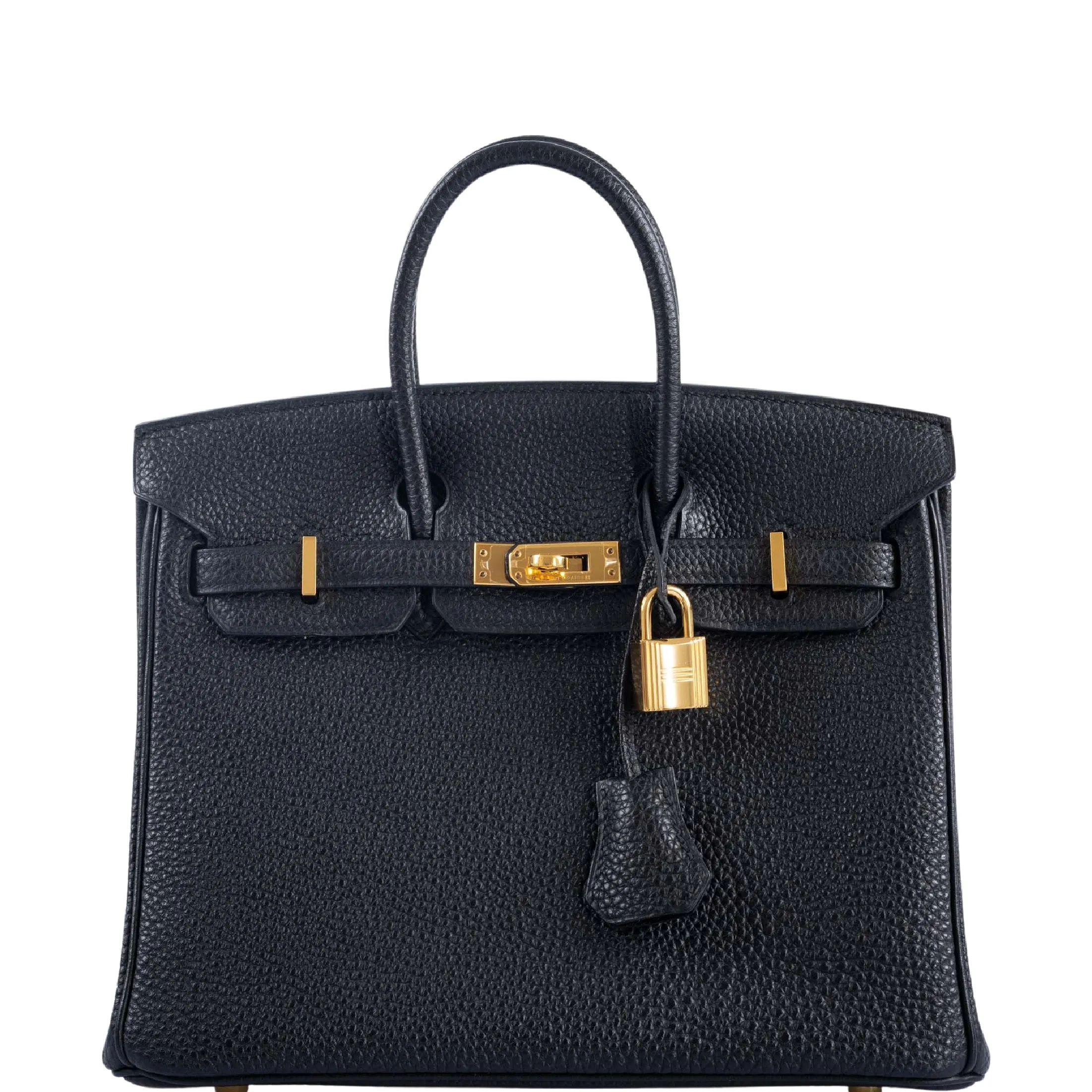 Hermes Birkin 25 Black Togo with Gold Hardware