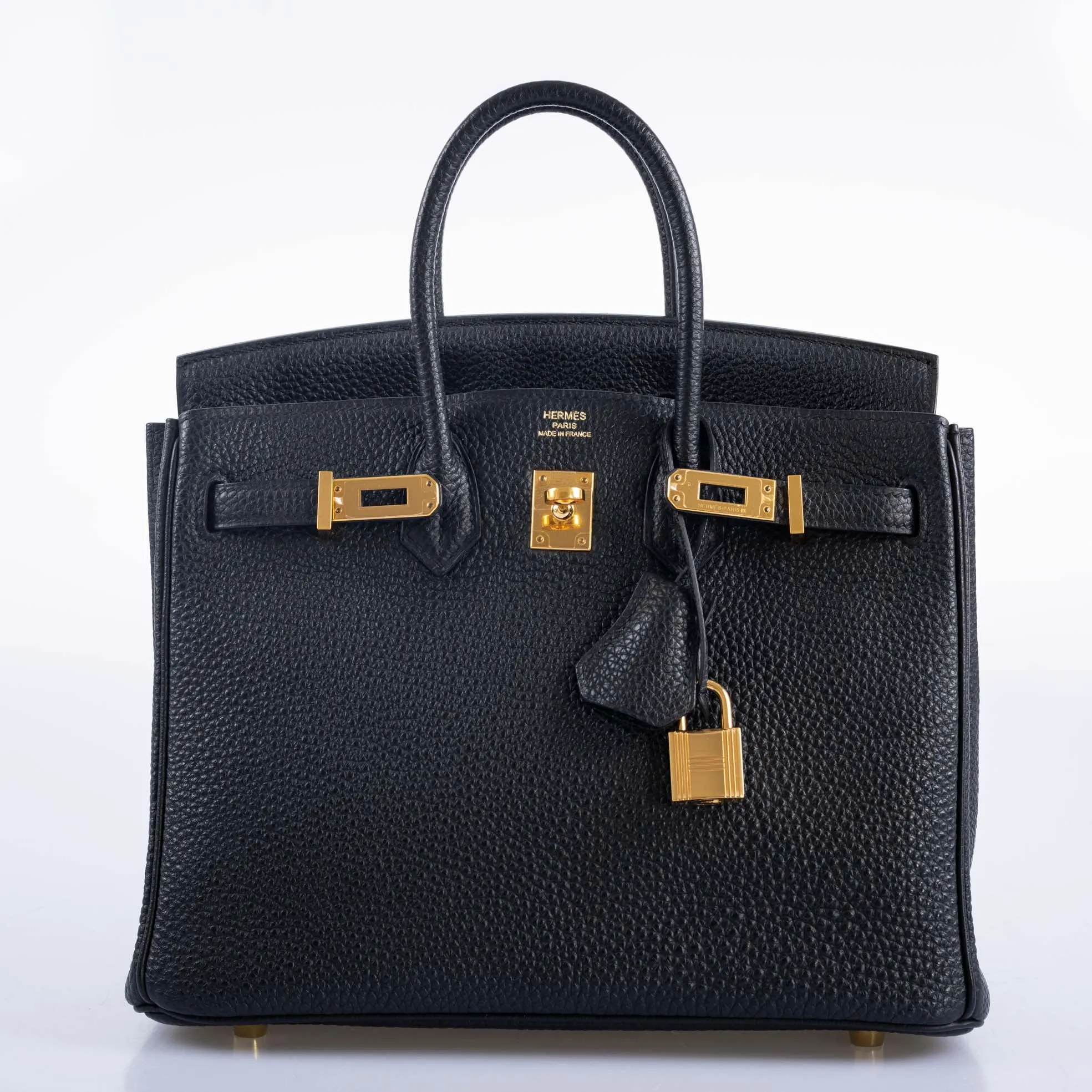 Hermes Birkin 25 Black Togo with Gold Hardware
