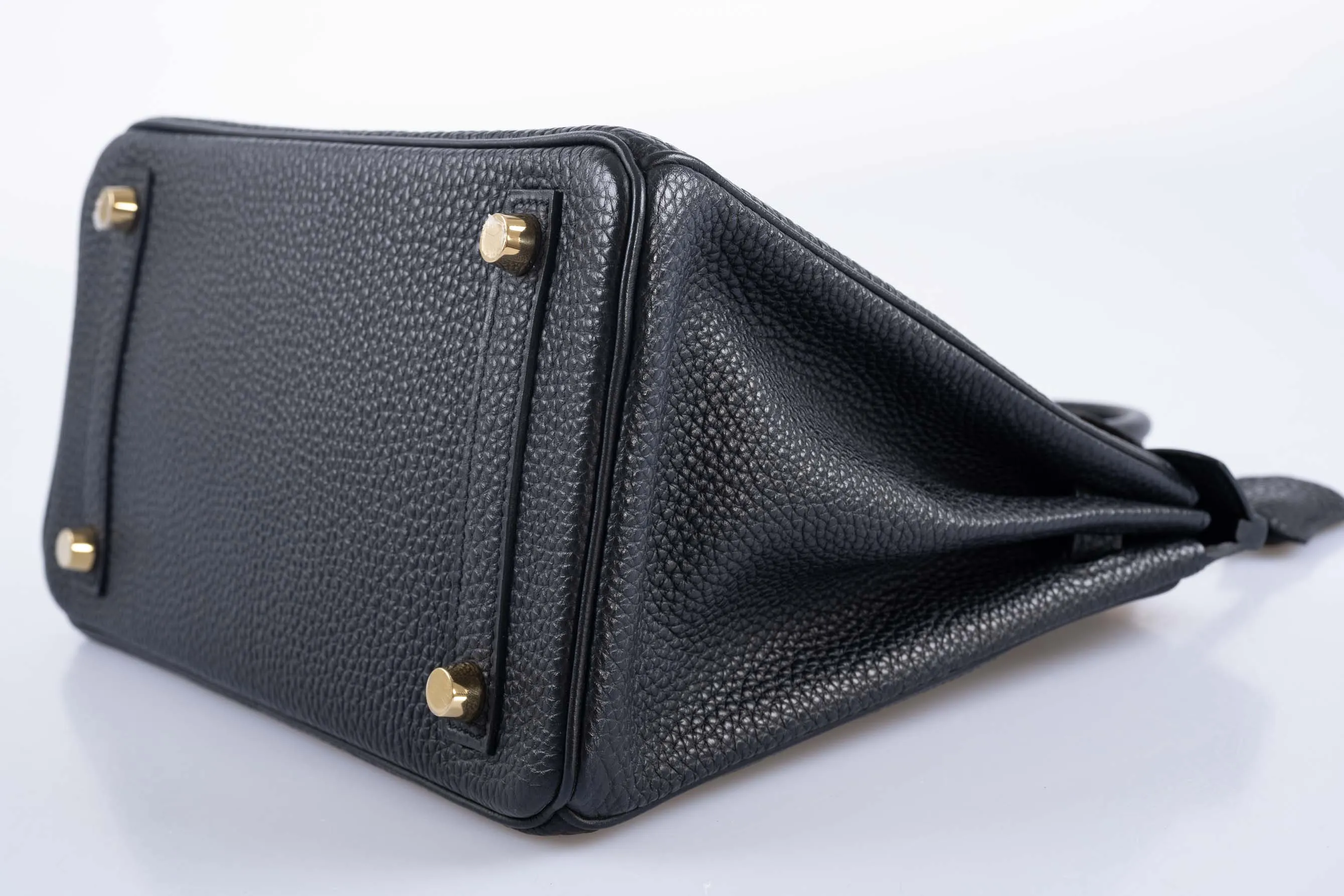 Hermes Birkin 25 Black Togo with Gold Hardware