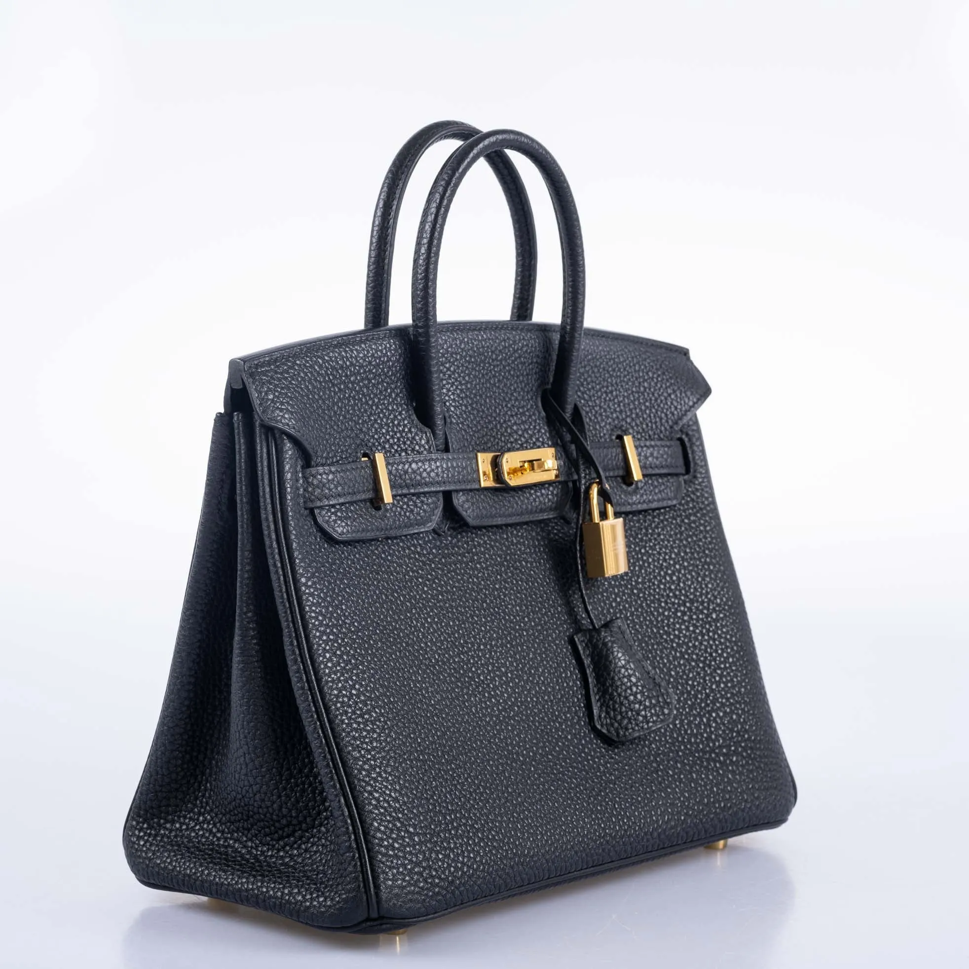 Hermes Birkin 25 Black Togo with Gold Hardware