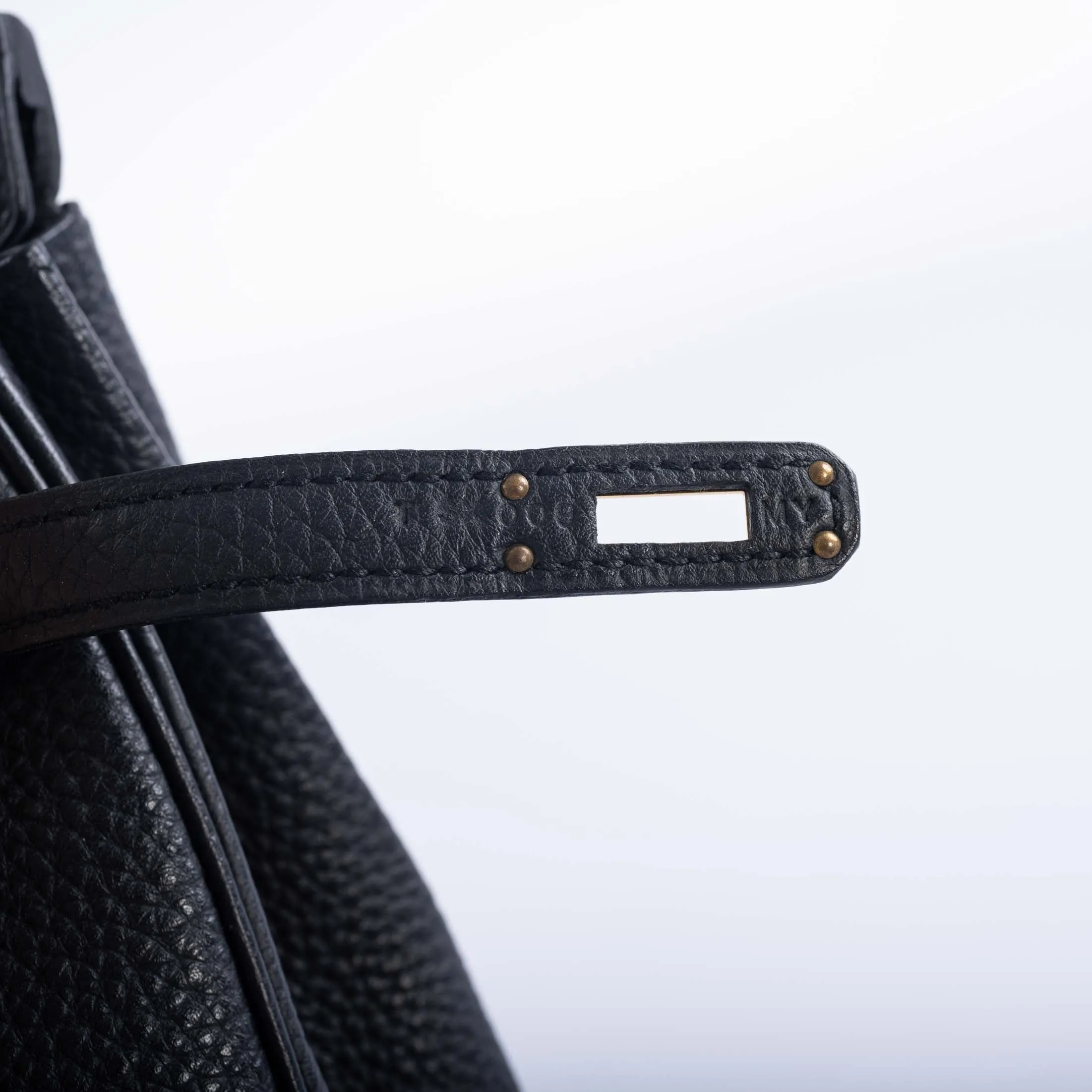 Hermes Birkin 25 Black Togo with Gold Hardware