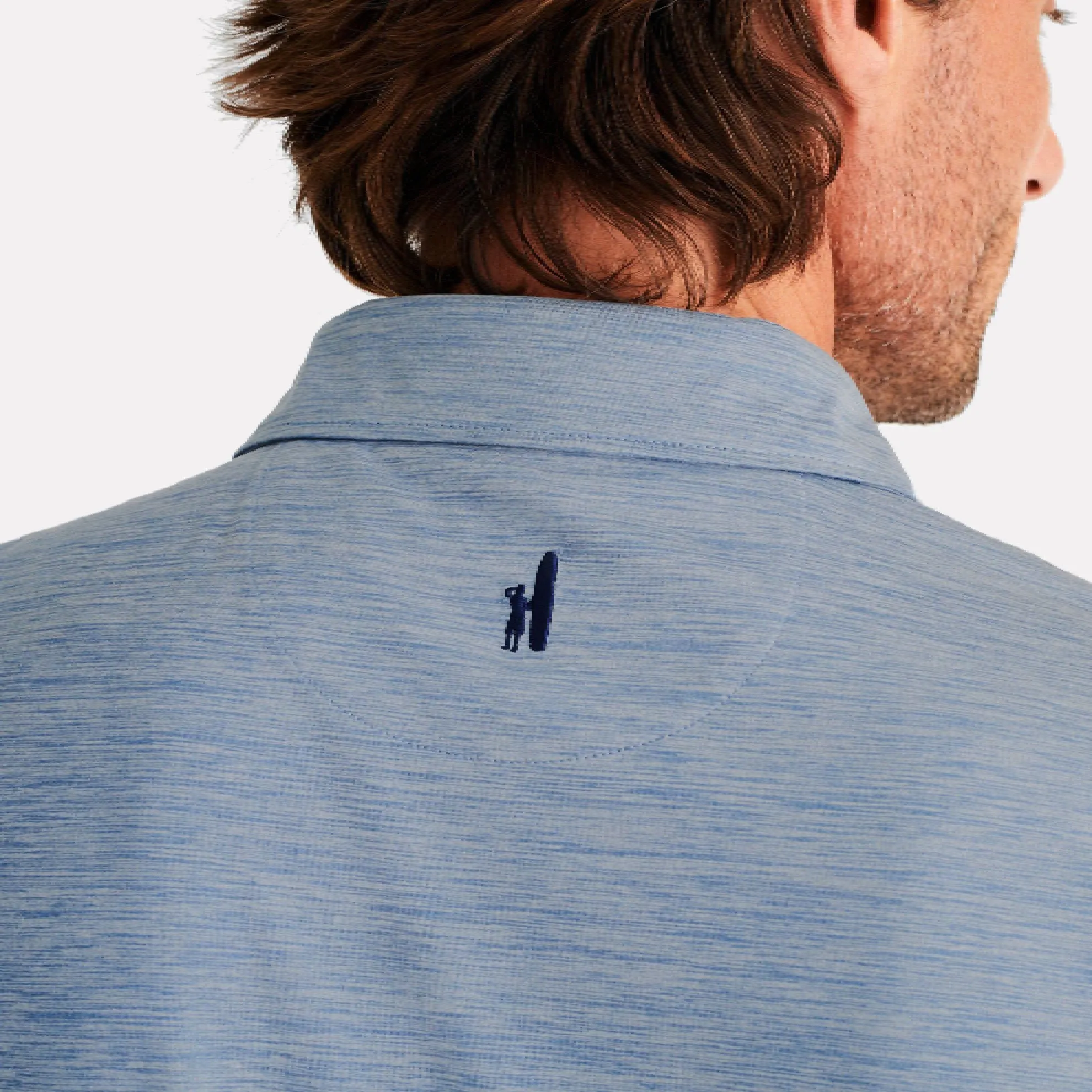 Huron Prep-Formance Lightweight 3 Button Polo / Lake