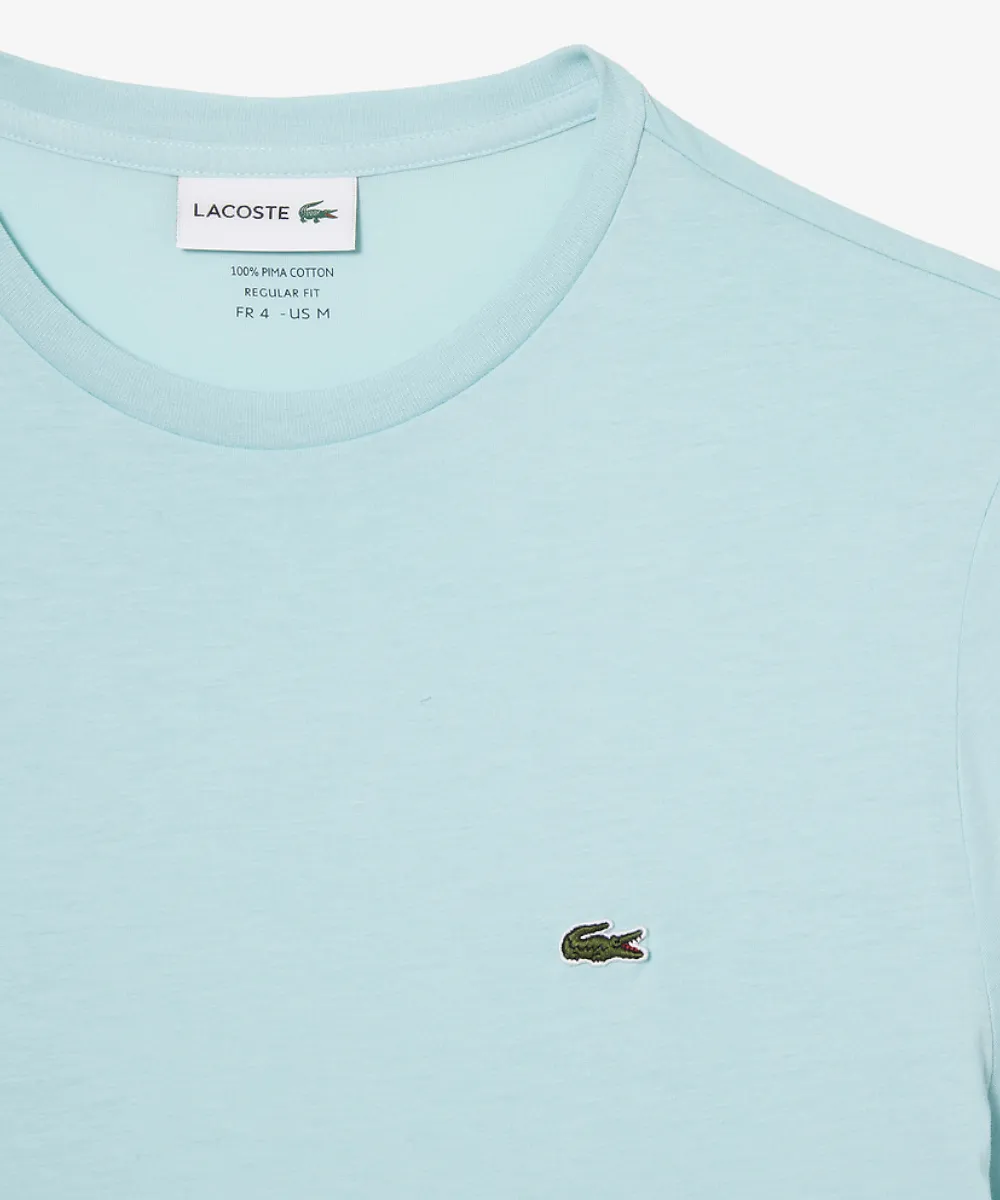 Lacoste Classic Crew Neck Pima Tee (Pastille Mint)