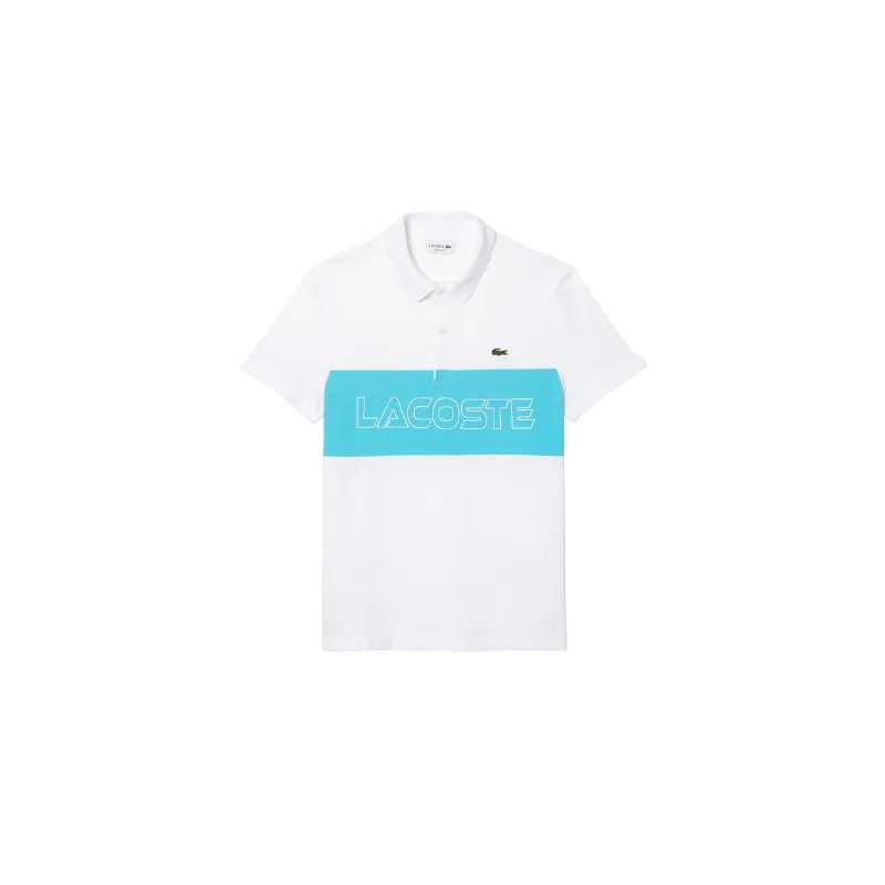 Lacoste Regular Fit Stretch Piqué Colorblock Polo - Men's