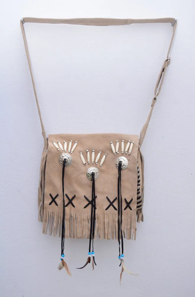 Leather Native American Handmade Bag | Pouch