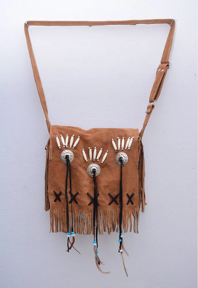 Leather Native American Handmade Bag | Pouch