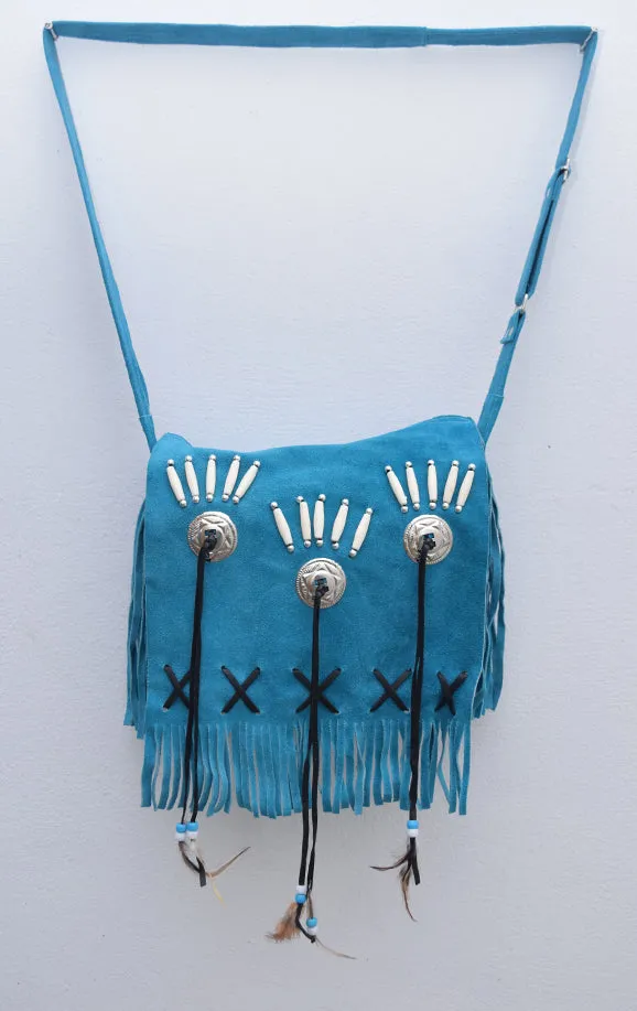 Leather Native American Handmade Bag | Pouch