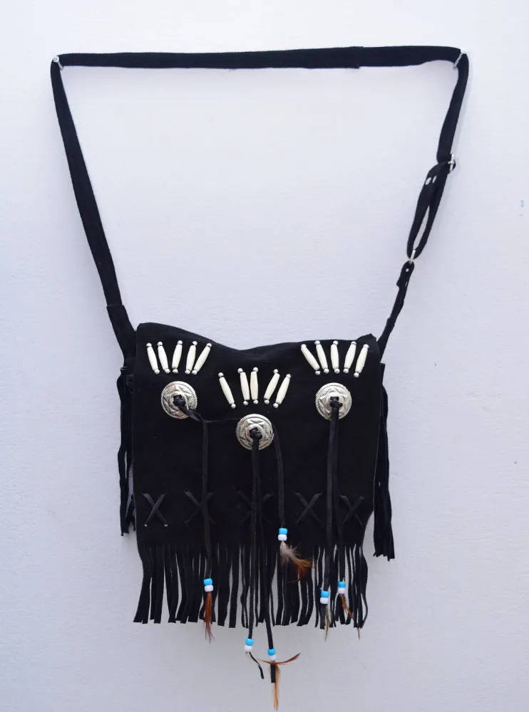 Leather Native American Handmade Bag | Pouch