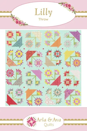 Lilly Quilt Pattern from Aria and Ava Quilts (Printed Pattern)
