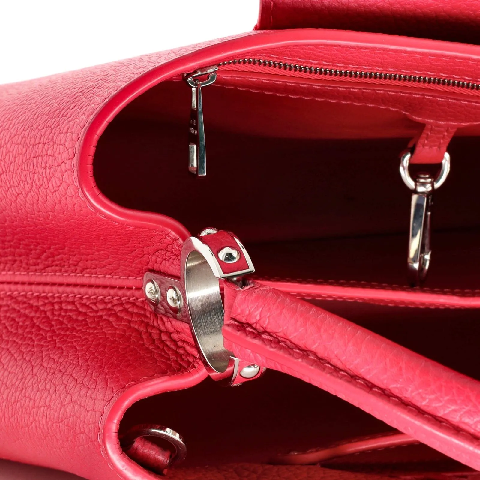 Louis Vuitton Capucines Bag Leather With
