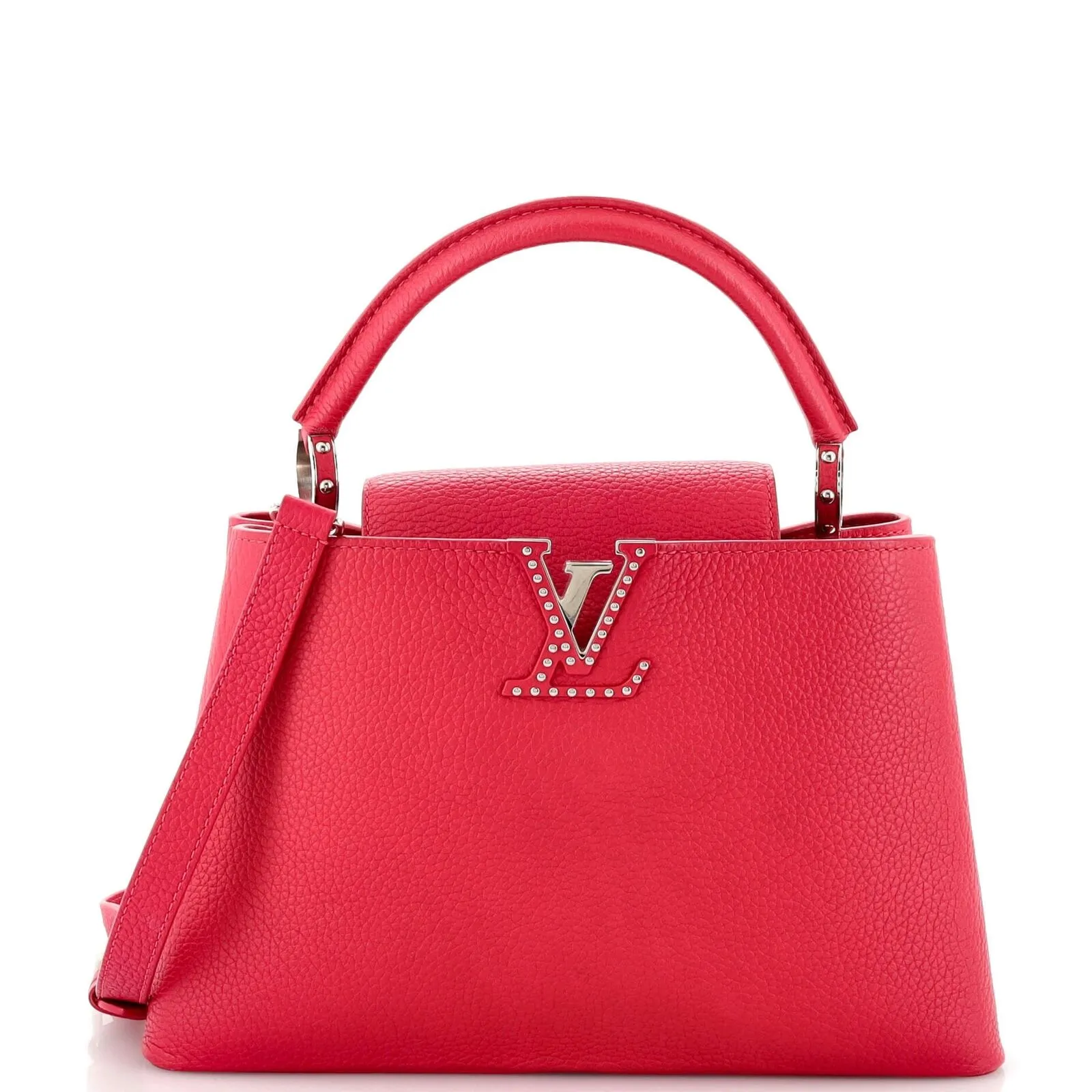 Louis Vuitton Capucines Bag Leather With