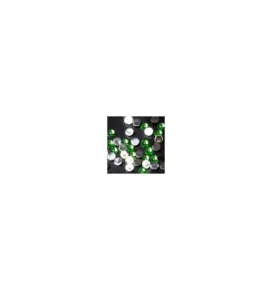 Magnetic Rhinestone Round L/Green Medium 100 pcs