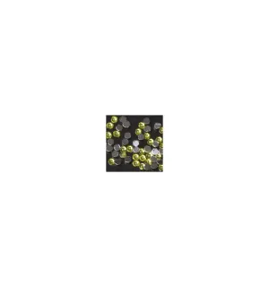 Magnetic Rhinestones Yellow Medium 100 pcs