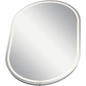 Menillo 40 In. LED Mirror 1750 Lumens 3000K White Finish
