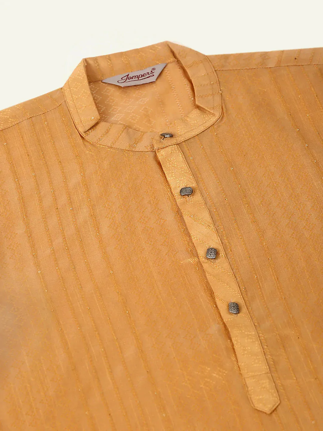 Men'S Silk Blend Sequence Embroidered Kurta Pyjama Set