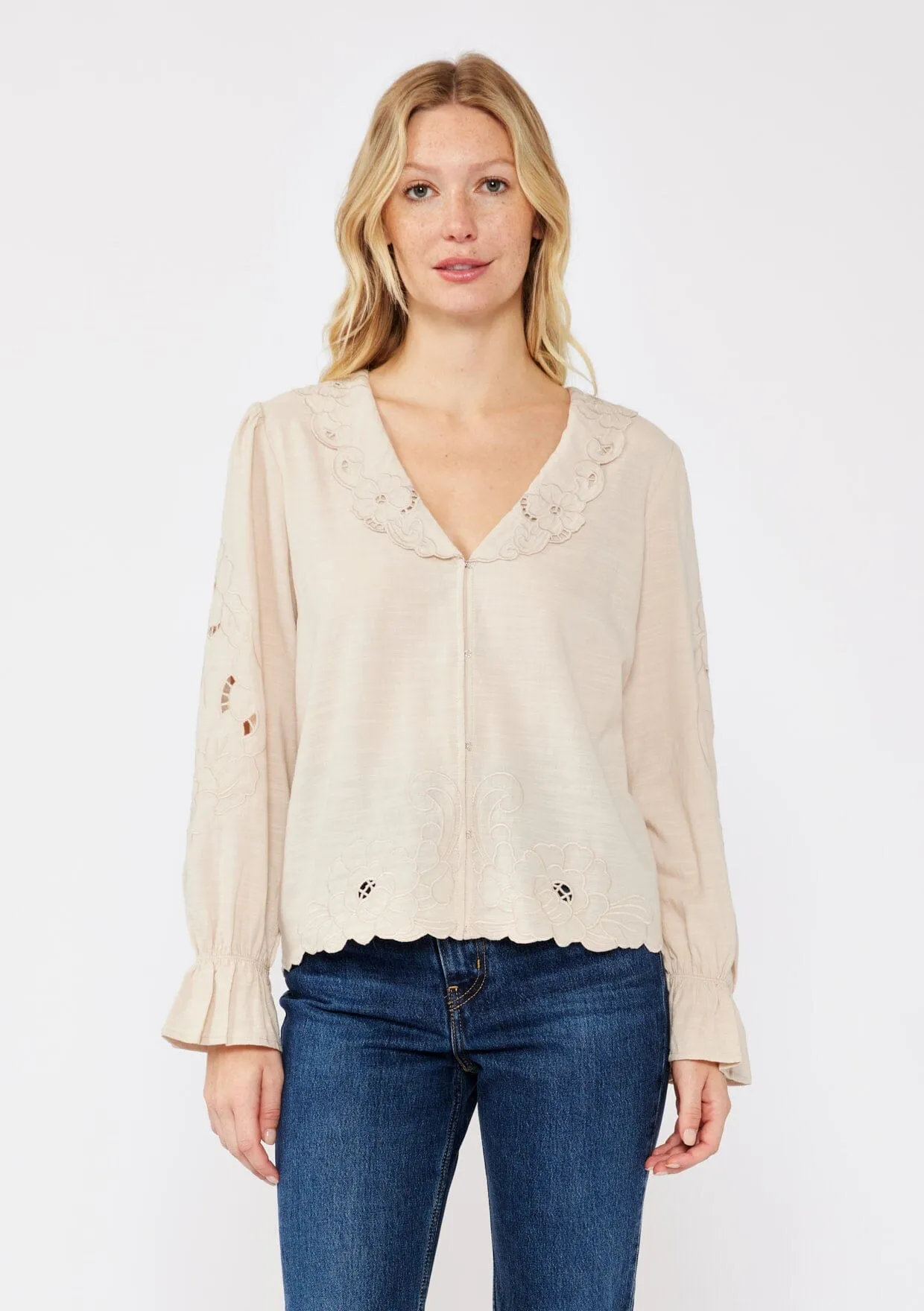 Milou Embroidered Blouse