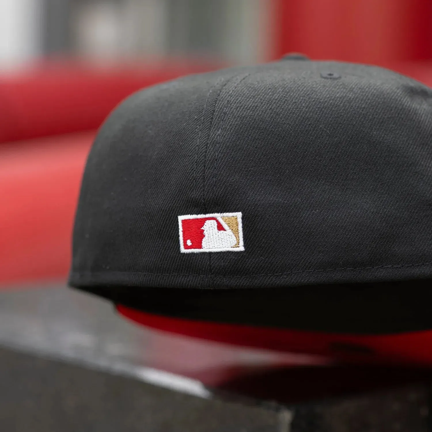 NEW ERA 59FIFTY MLB CALIFORNIA ANGELS ALL STAR GAME 1967 BLACK / SCARLET RED UV FITTED CAP